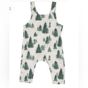 Angel Dear Forest Overalls Green
